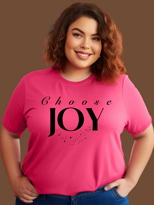 CHOOSE JOY T-Shirt- Pink