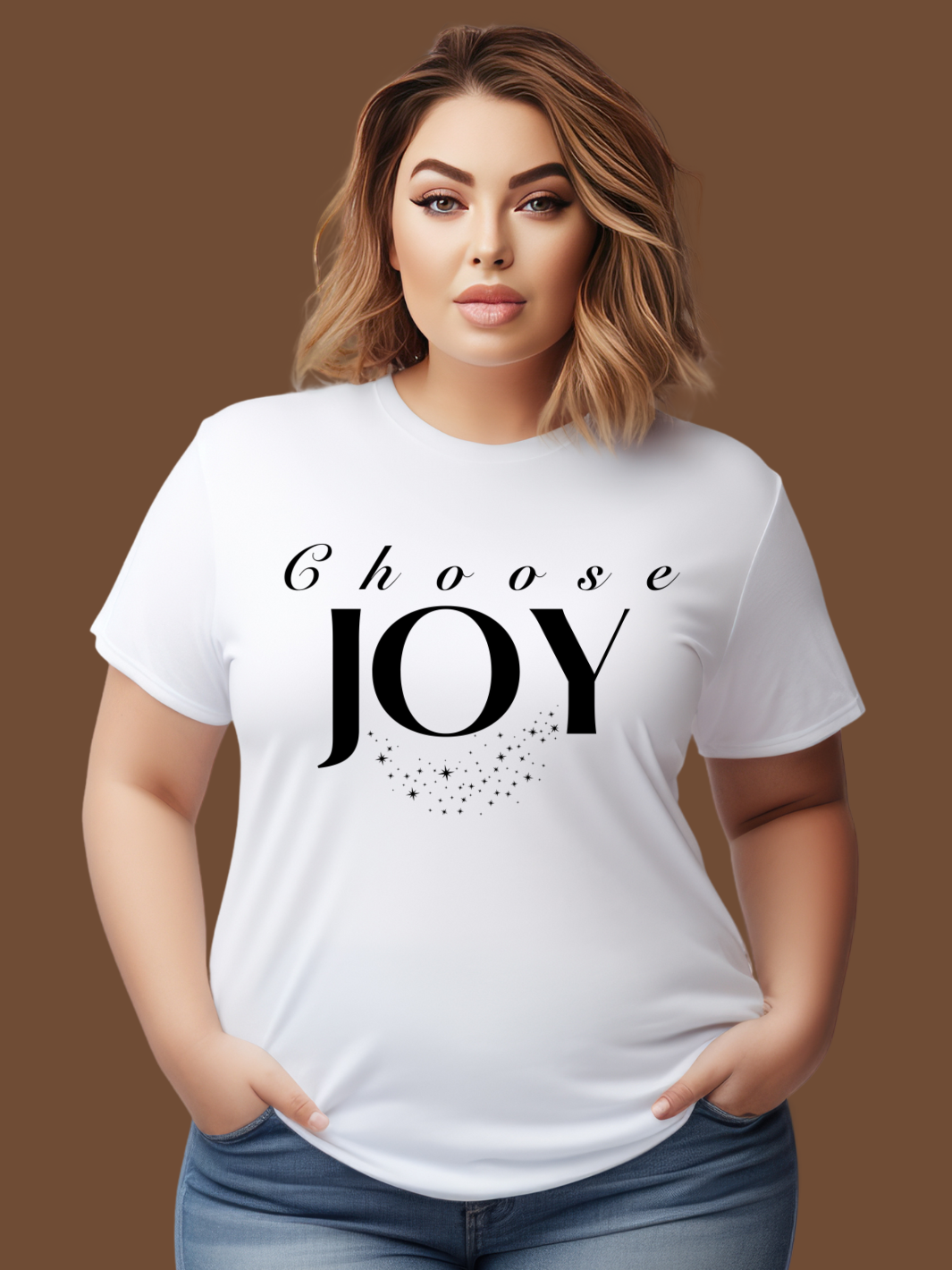 CHOOSE JOY T-Shirt- White