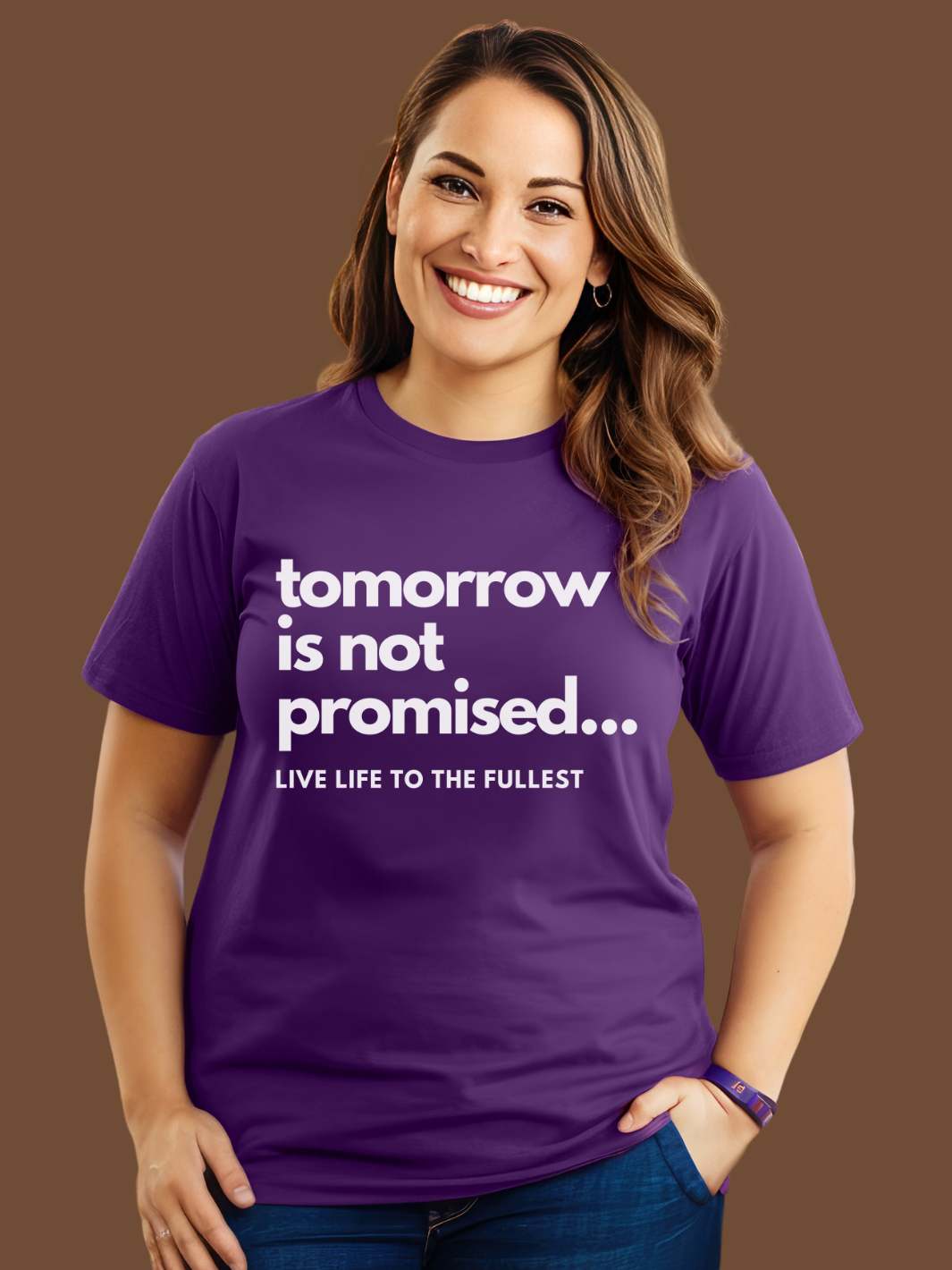 TOMORROW IS NOT PROMISED T-Shirt- Purple
