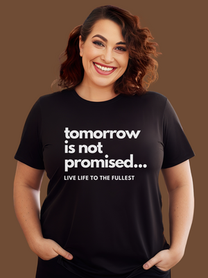 TOMORROW IS NOT PROMISED T-Shirt- Purple