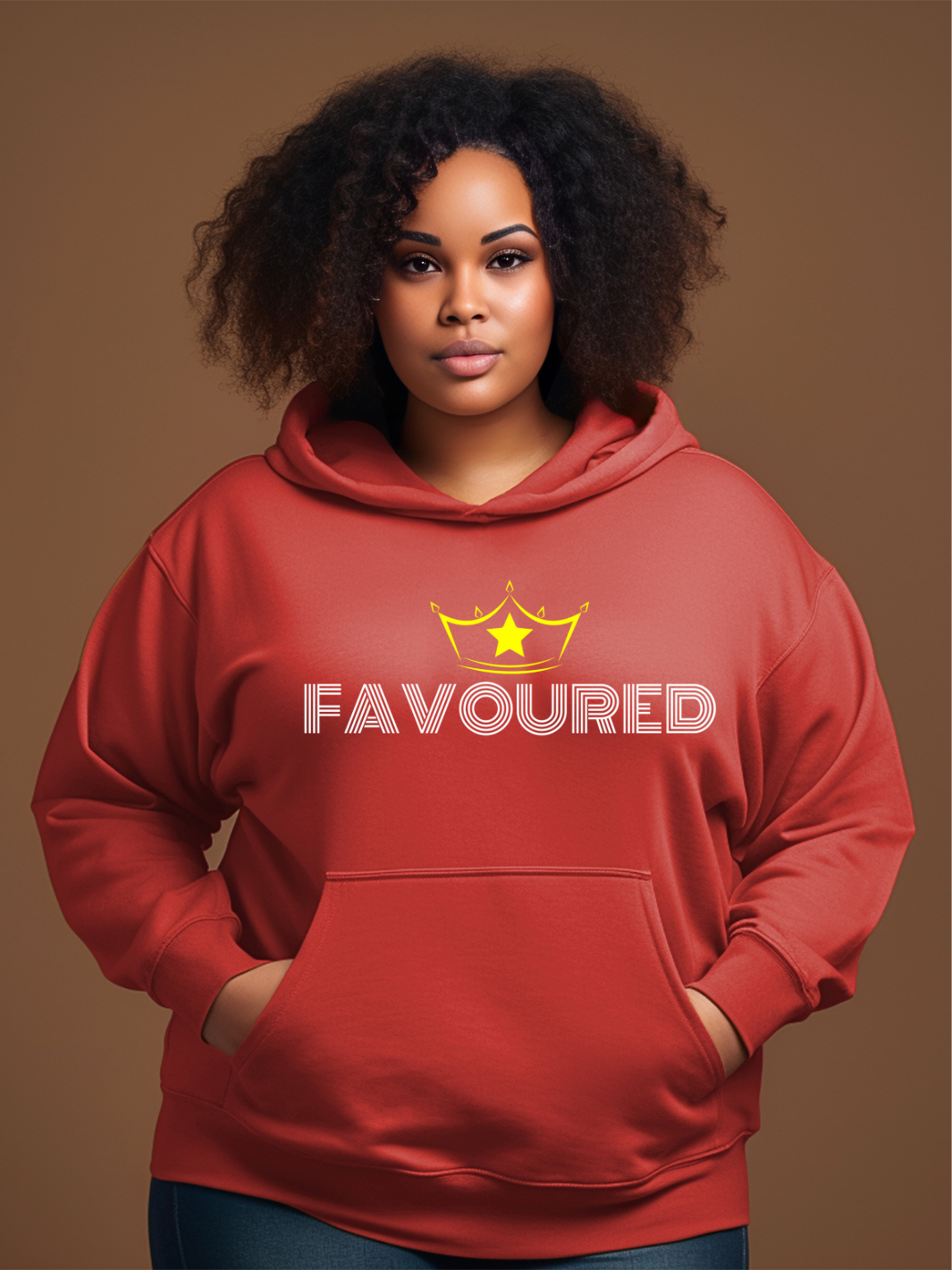 FAVOURED Hoodie- Red
