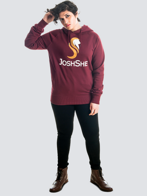 TIGRESS Hoodie- Burgundy Red