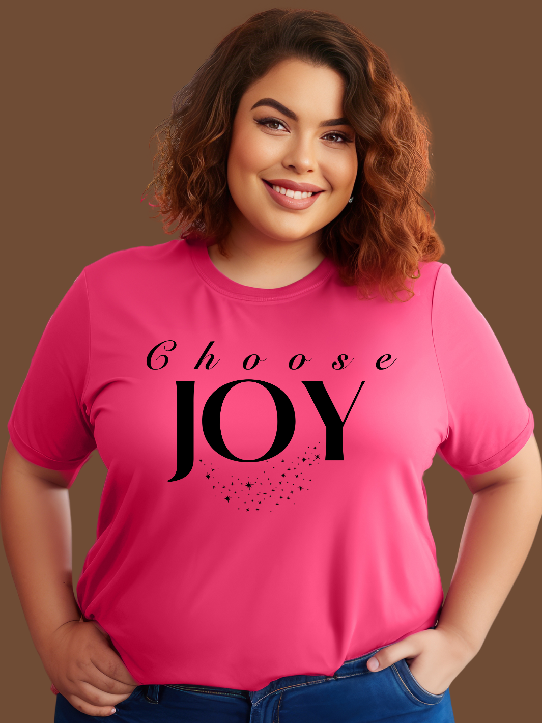 CHOOSE JOY T-Shirt- Pink