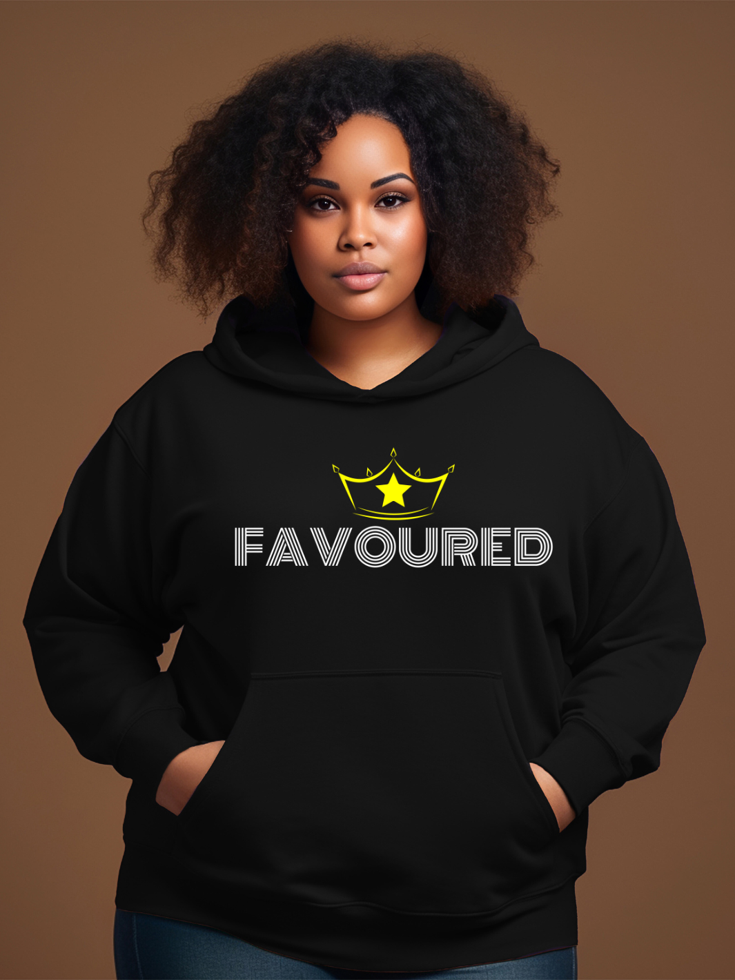 FAVOURED Hoodie- Black