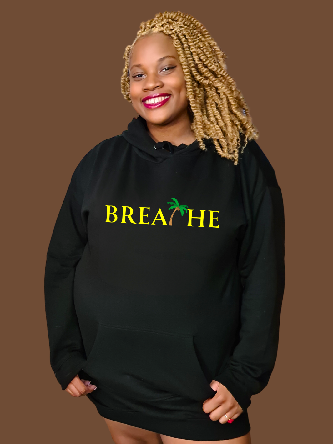 BREATHE Hoodie Dress