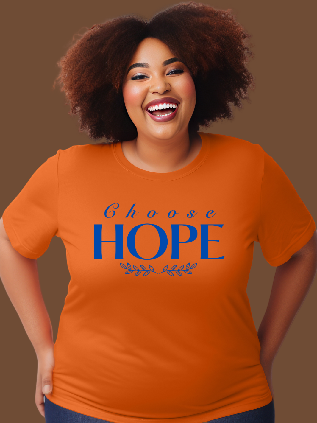 CHOOSE HOPE T-Shirt- Orange