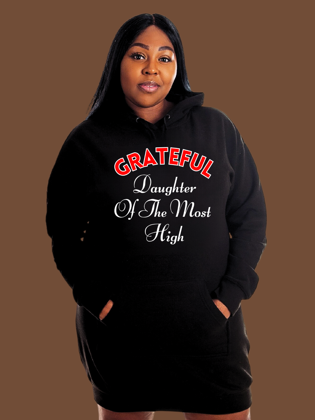 GRATEFUL Hoodie Dress